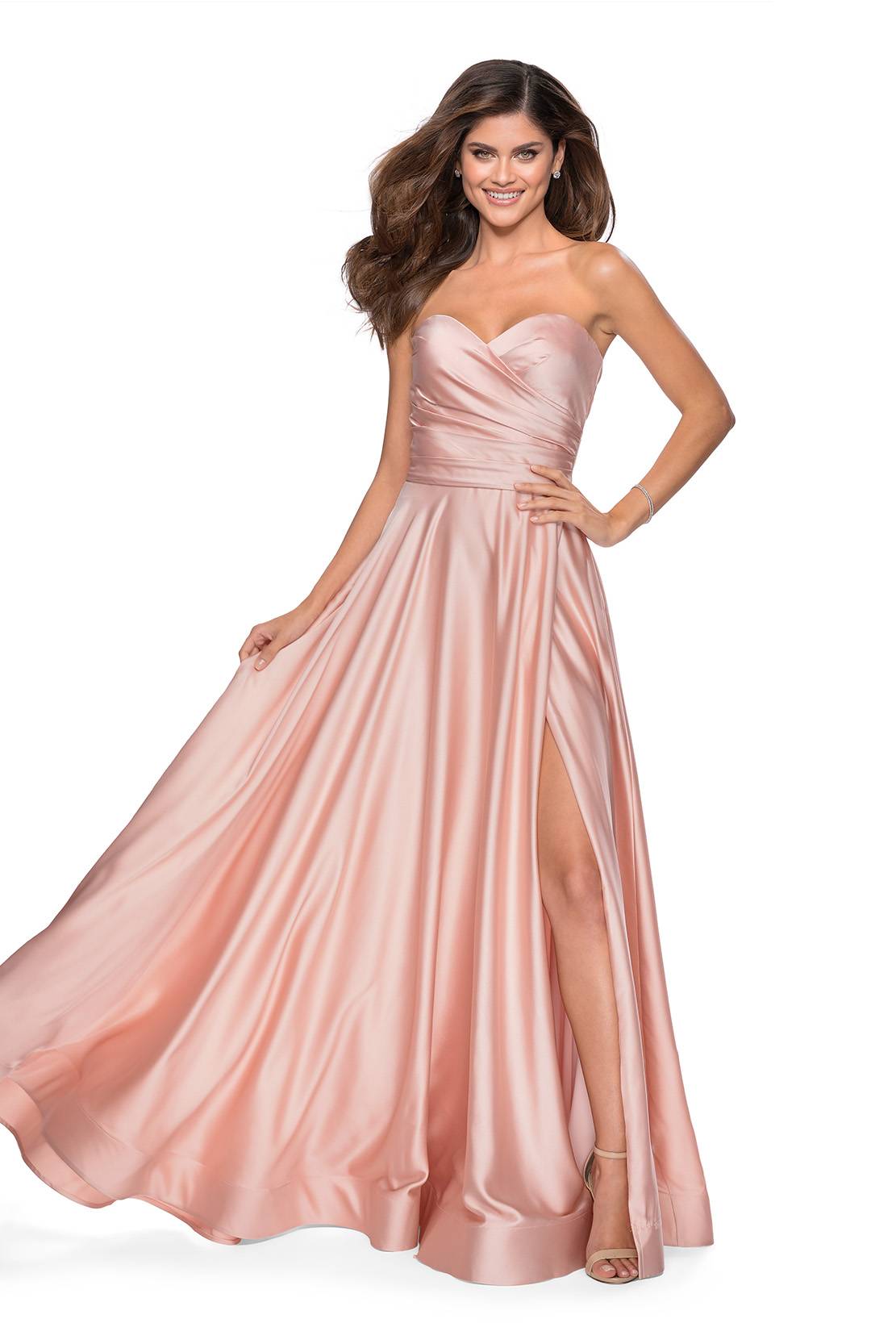 Pinky prom dress